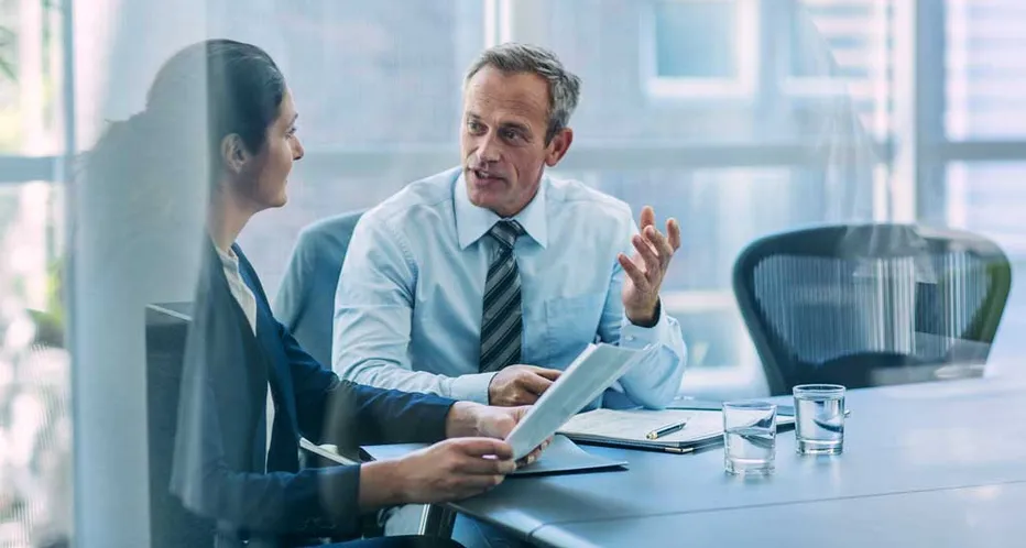 Executive leadership coaching session